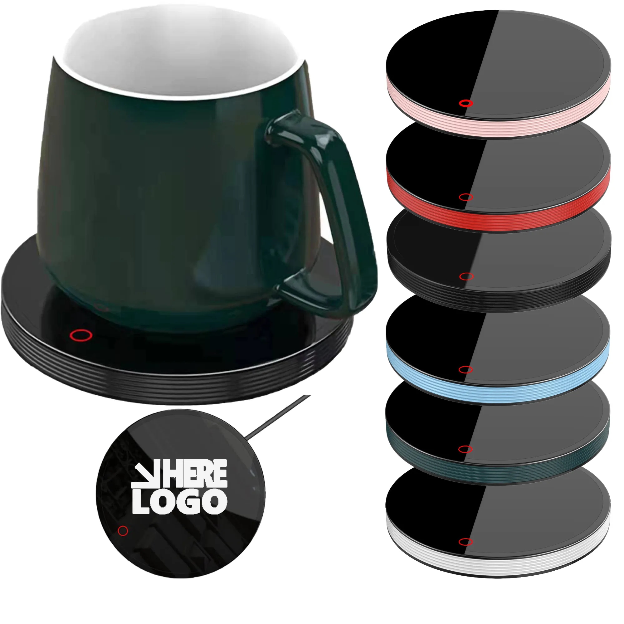 MOQ 10pcs Coffee Mug Smart Thermostatic  Temperature Warmer 1