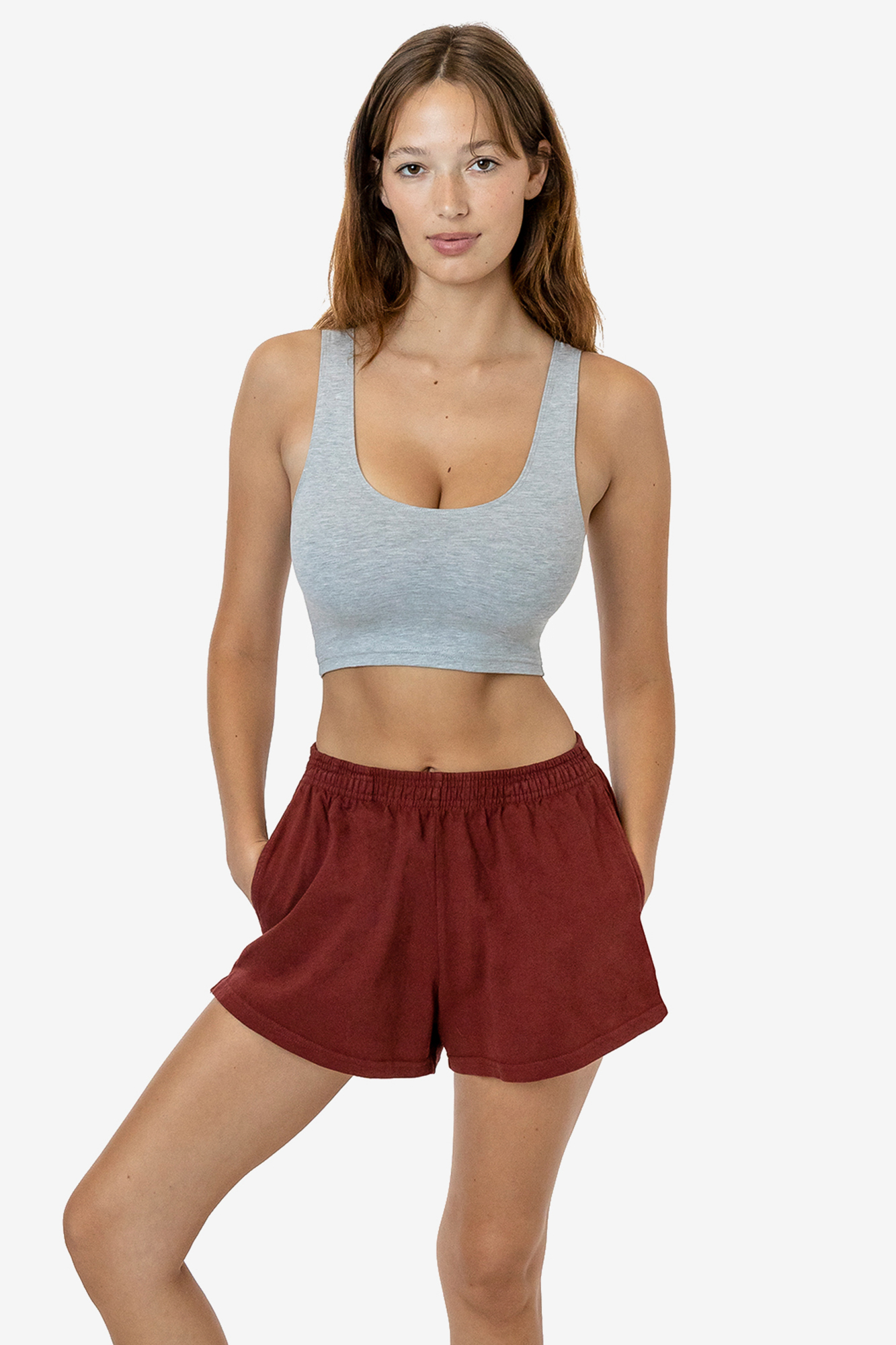 8.5 OZ HEAVY JERSEY SHORT SHORTS 32