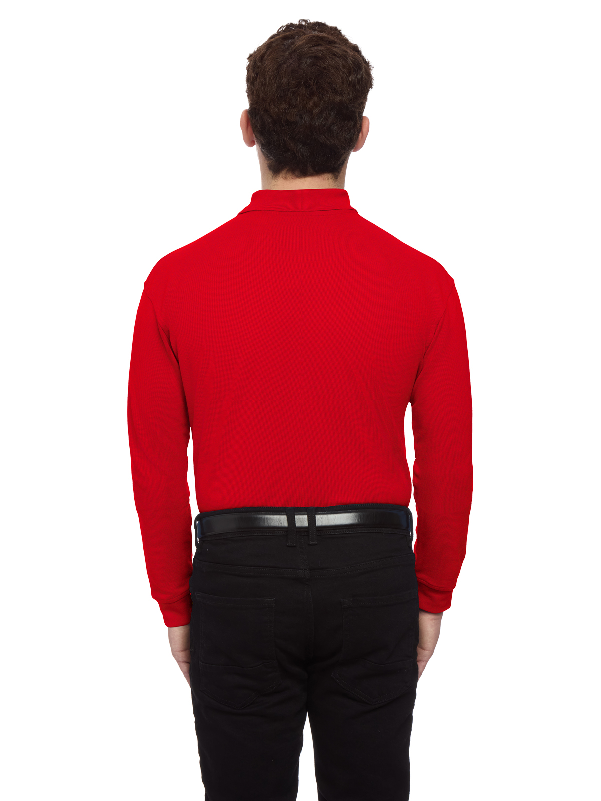 Blue Generation - Men's Pocketless Superblend Long Sleeve Polo 12