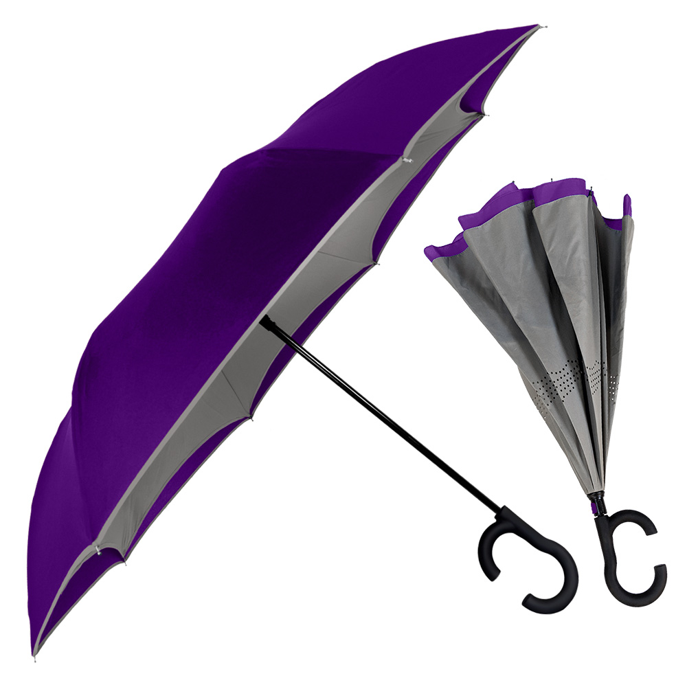 The ViceVersa Inverted Umbrella - Smartphone-Friendly Handle 2