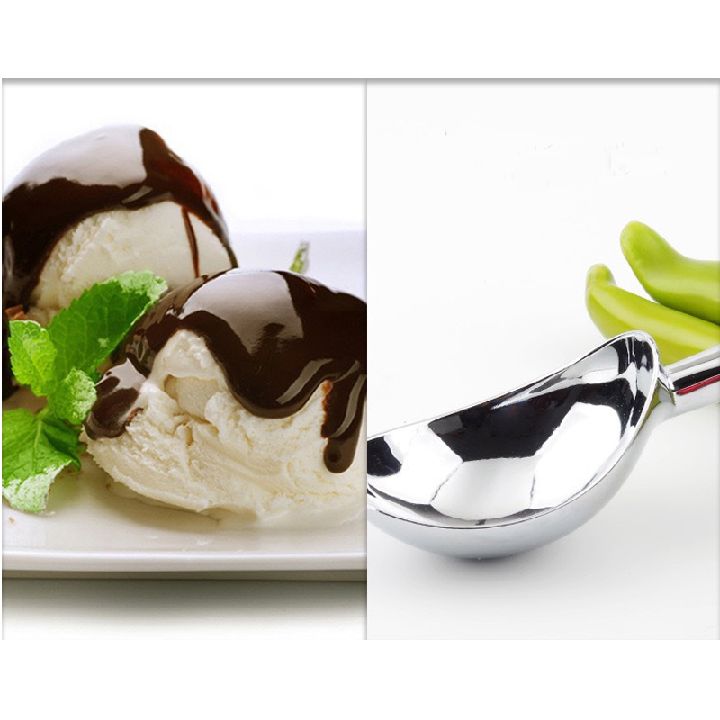 Stainless Steel Ice Cream Scoop Spoon 4