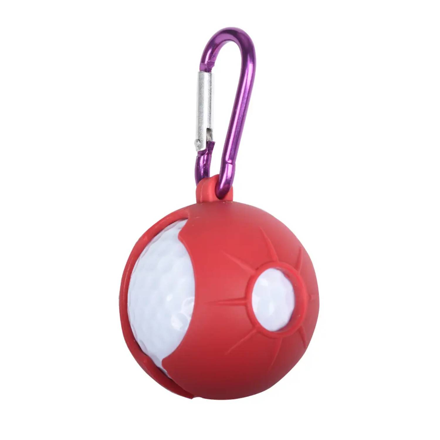 Silicone Golf Ball Holder with Carabiner 8