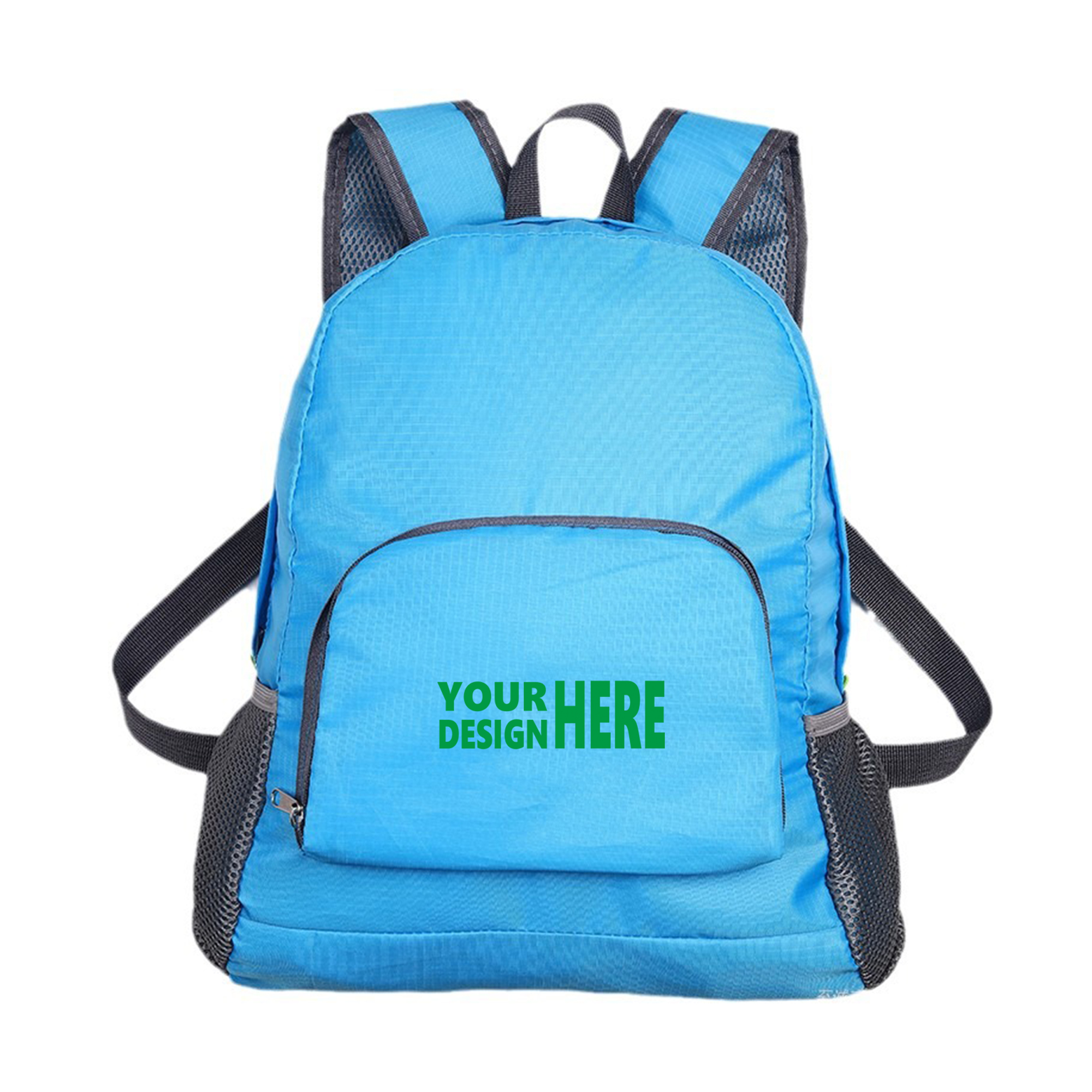 MOQ 50 Lightweight Foldable Travel Backpack with Custom Logo 1