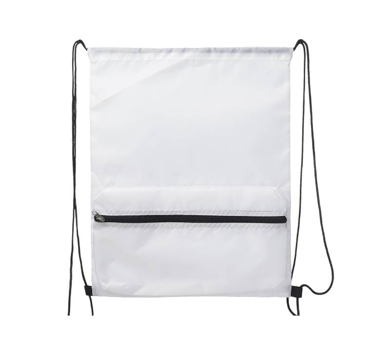 Drawstring Backpack with Front Pocket 2