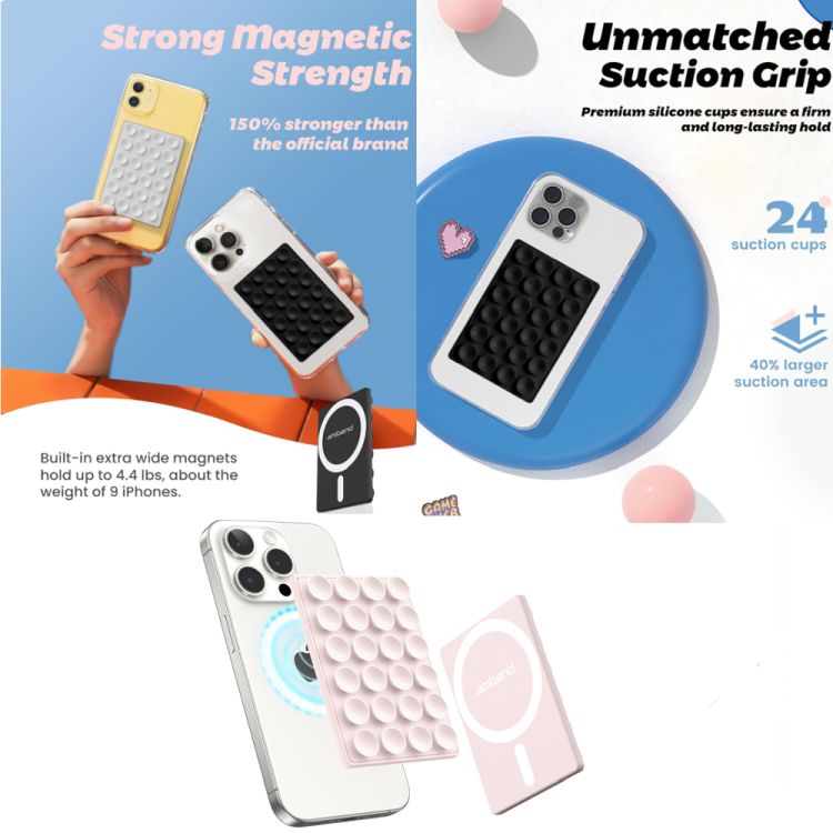 Magnetic Suction Phone Mount for MagSafe Case 3