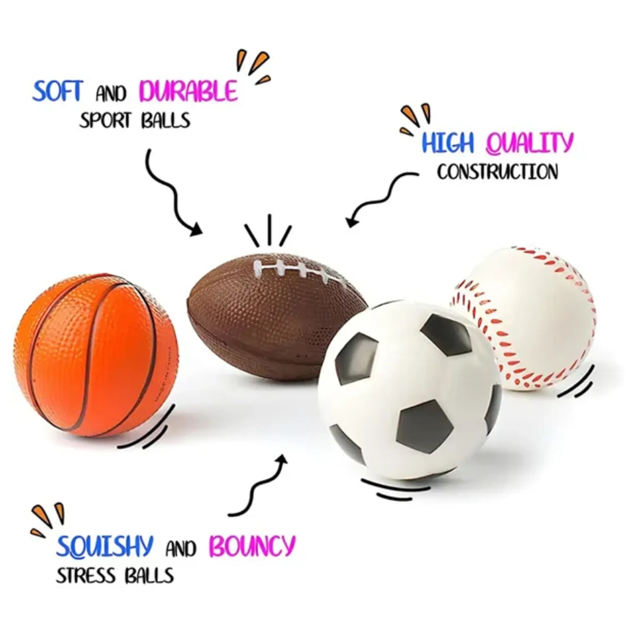 Popular Soft Stress Reliever Baseball 5