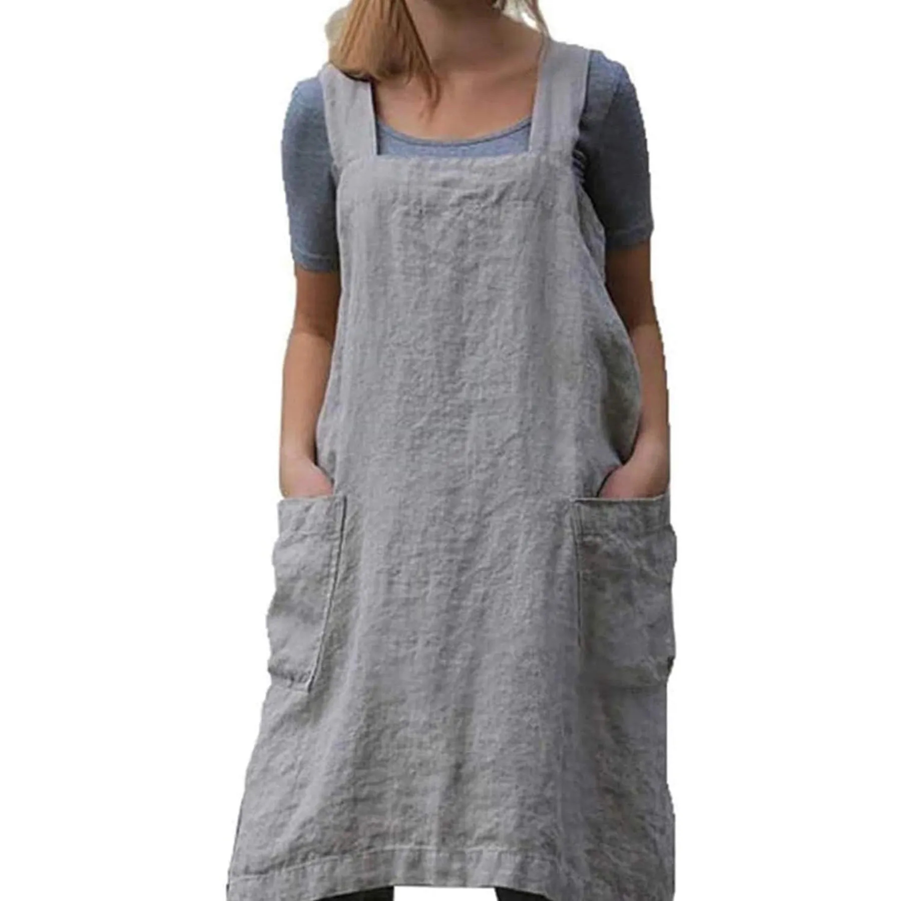 Cotton Linen Apron 18