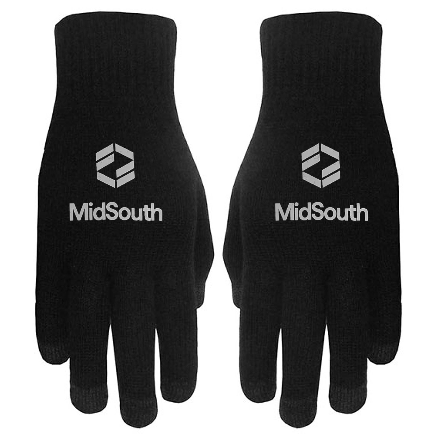 5 Finger Text Gloves with Oversized DTF on Top of Hand 8