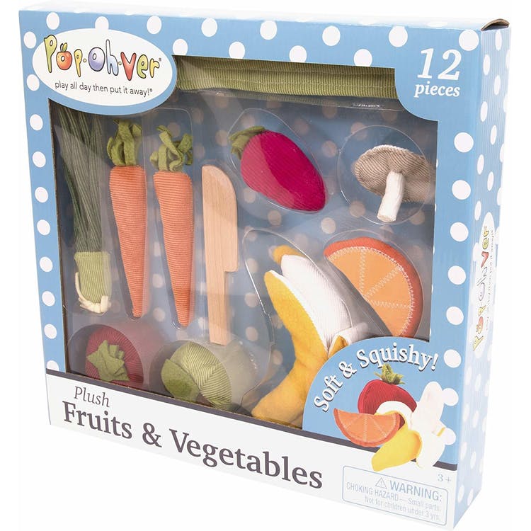 Plush Food Fruits and Veggies - 12 Pieces 1