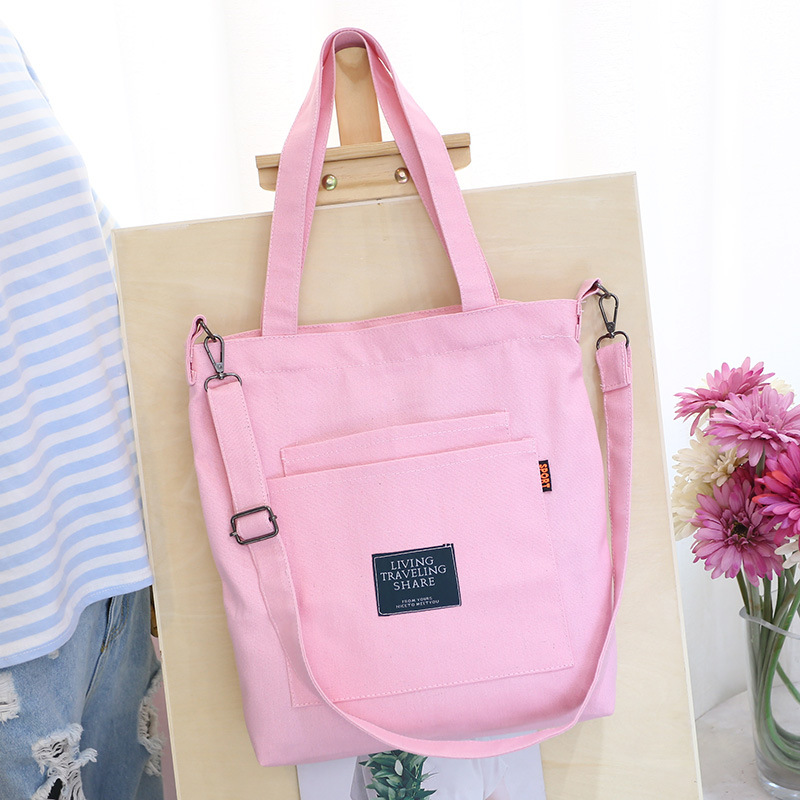 12OZ Polyester Cotton Canvas Crossbody Shoulder Bag 3