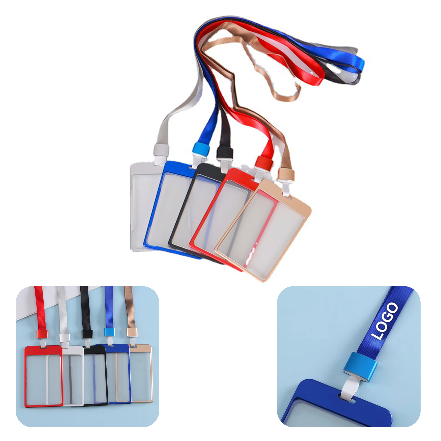 Metal Badge Holder With Lanyard 2