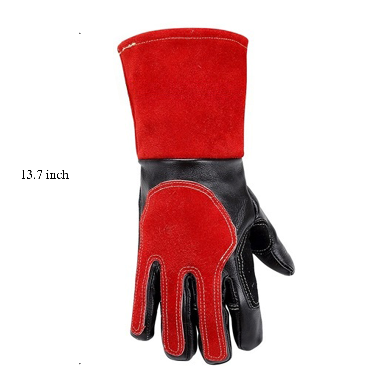 Anti-Impact Leather Welding Mechanic Cut Resistant Gloves 8
