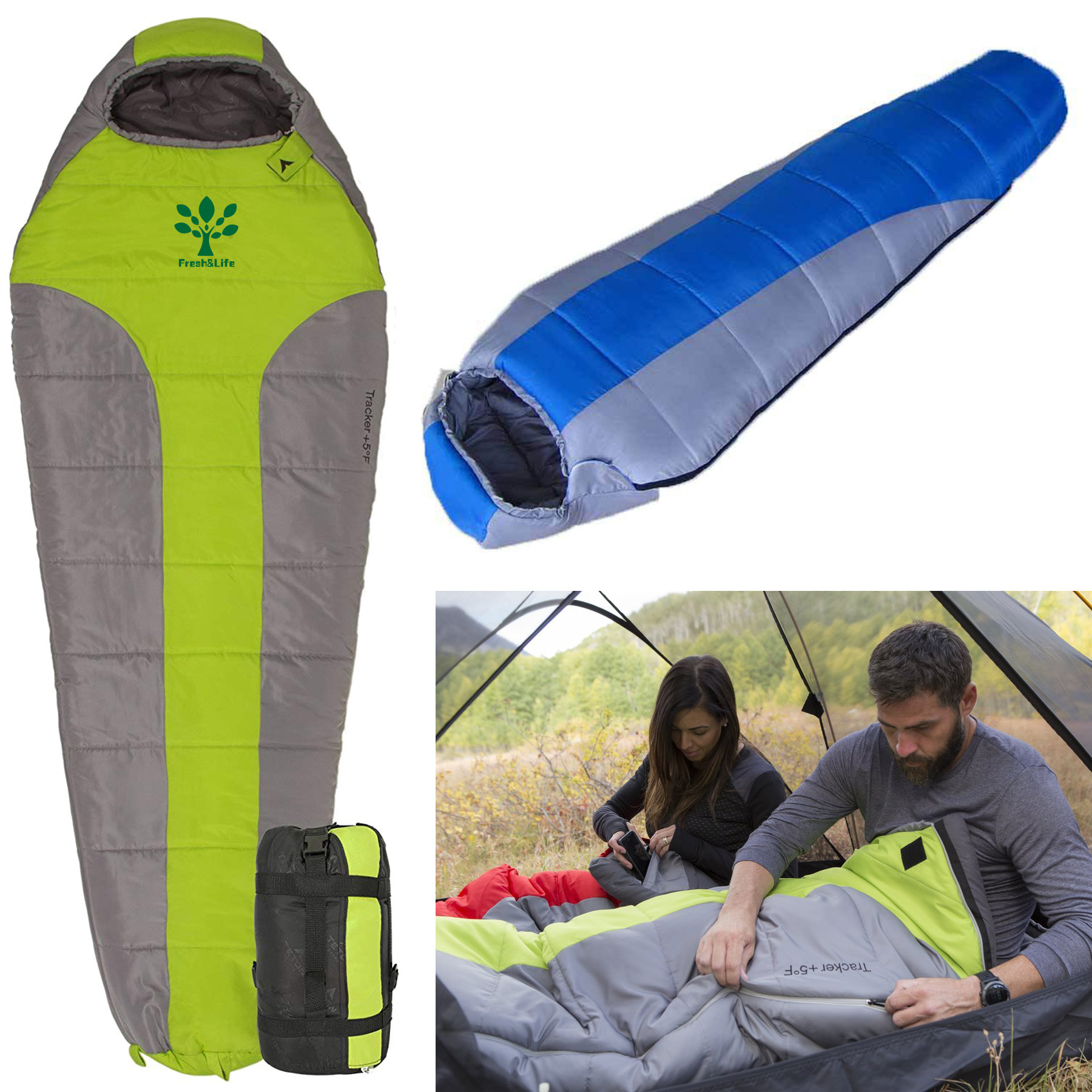 Tracker Ultralight Mummy Backpacking Sleeping Bag