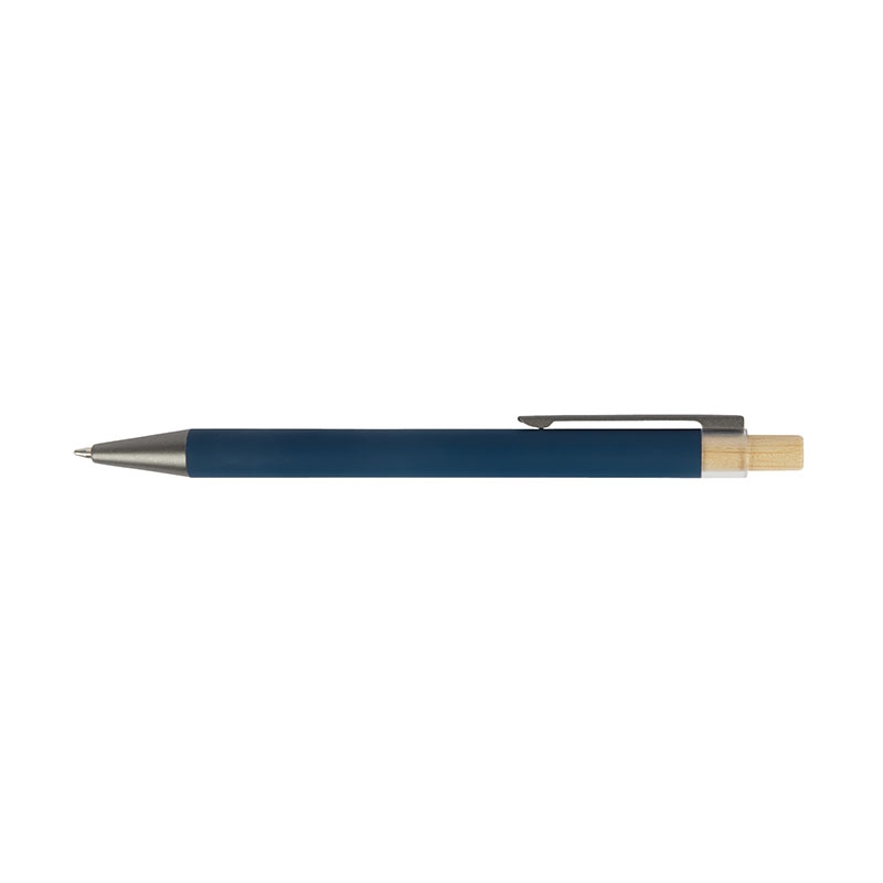 Arundi Recycled Aluminum Pen With Bamboo Plunger 38