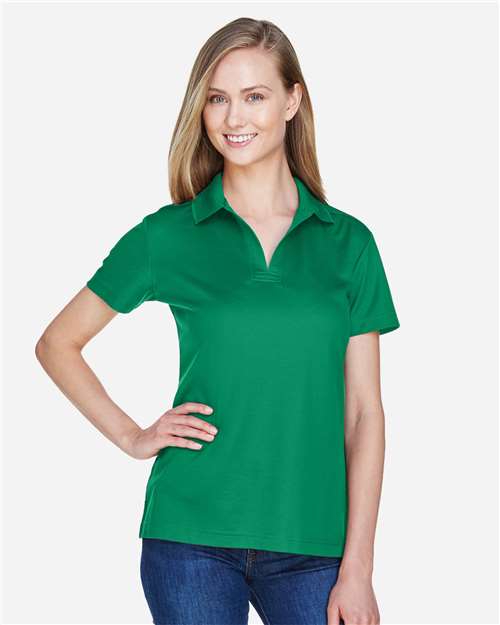Women's CrownLux Performance® Plaited Polo - DG20W 109