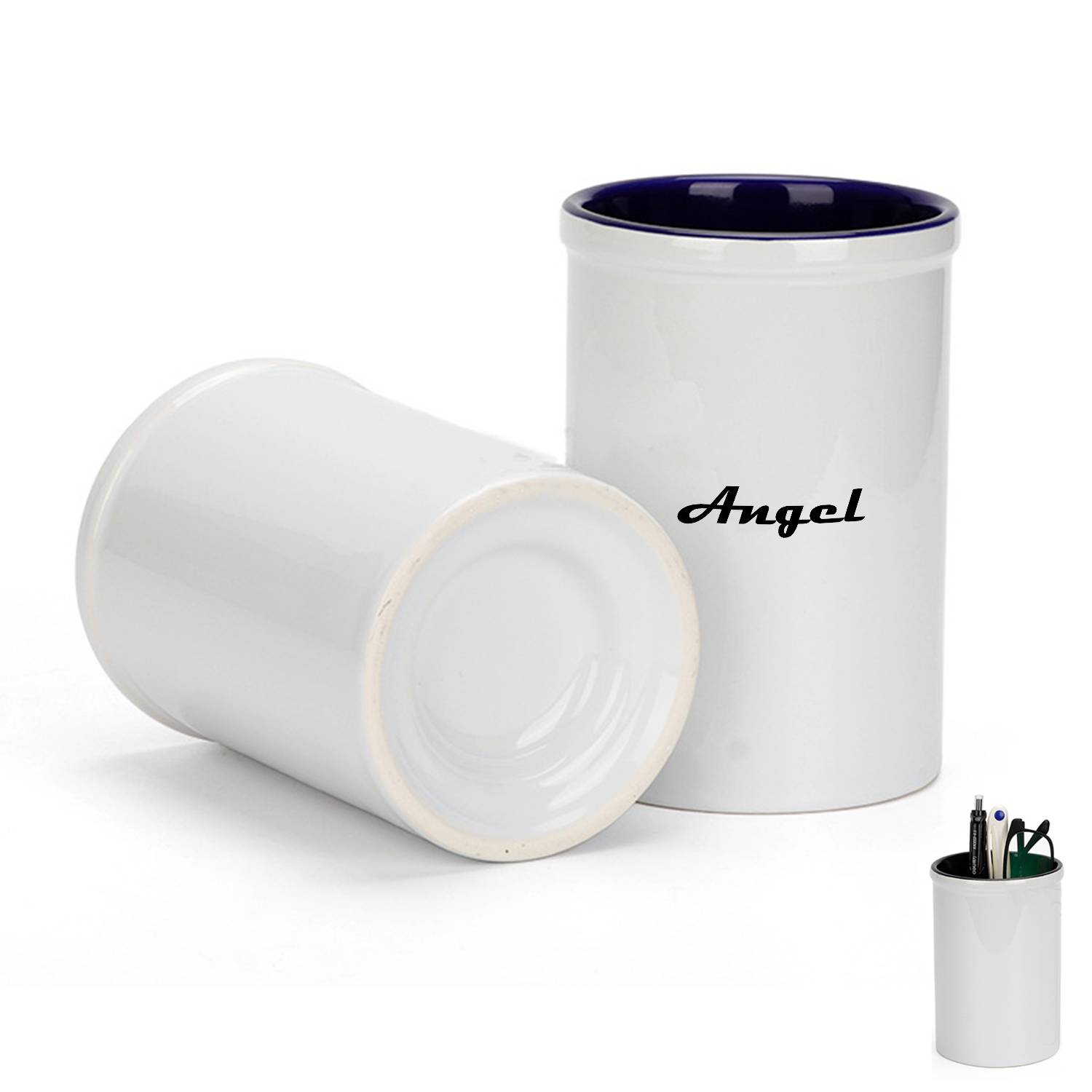 Ceramic Desk Pencil Holder 2