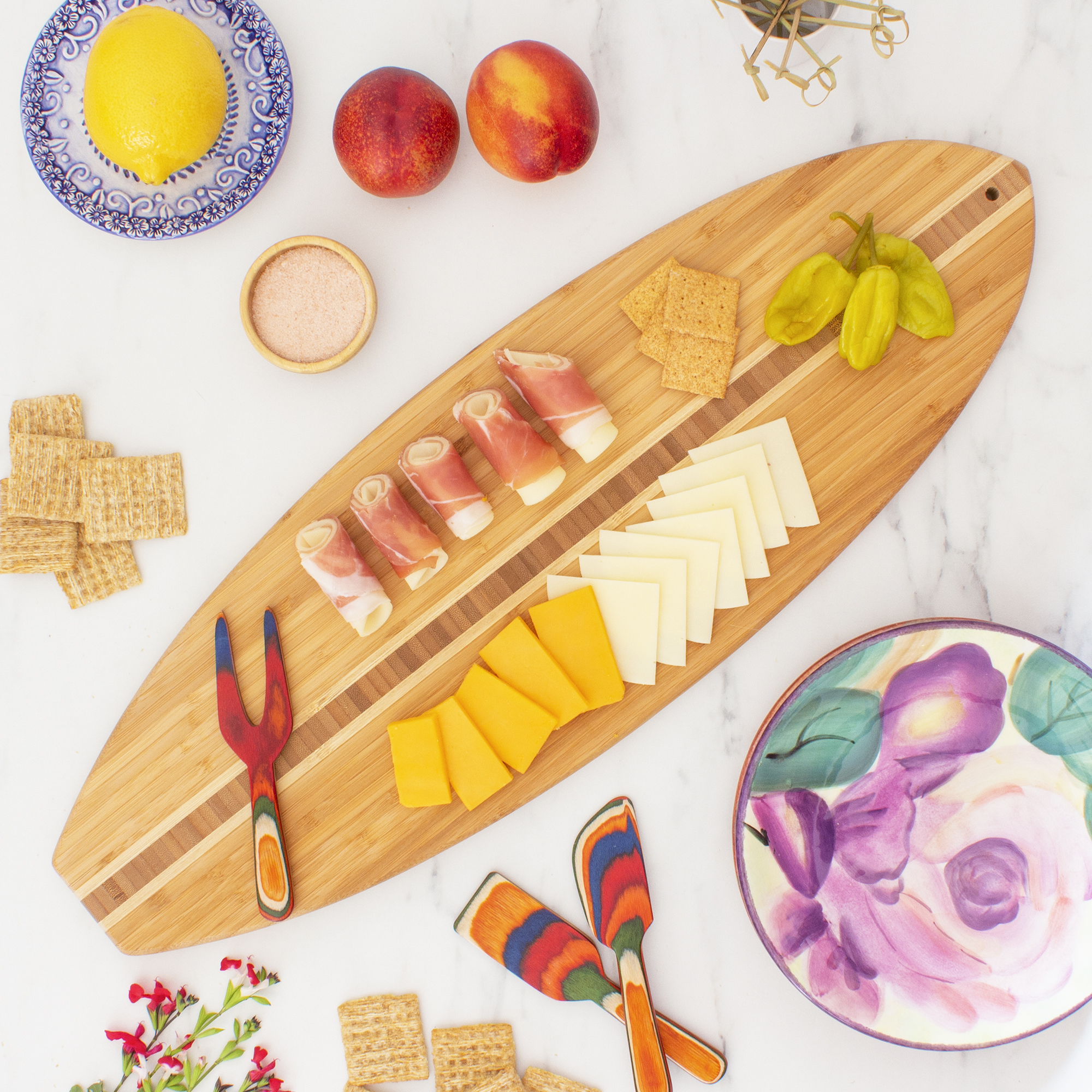 Surfboard Cutting & Serving Board 7