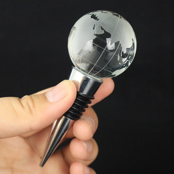 World Globe Wine Bottle Stopper 3