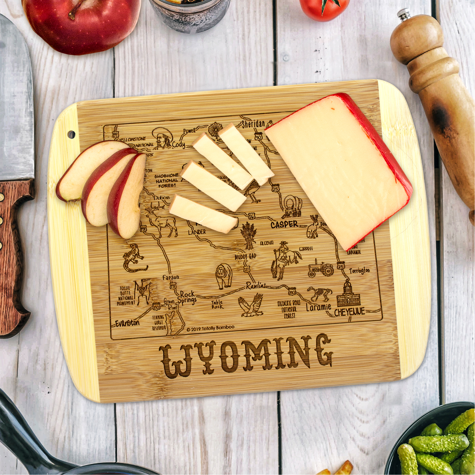 A Slice of Life Wyoming Serving & Cutting Board 2