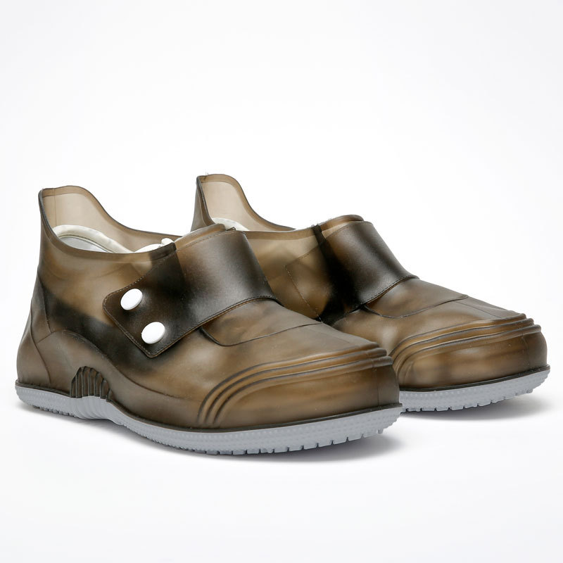 Waterproof and non-slip thick-soled shoe covers 1