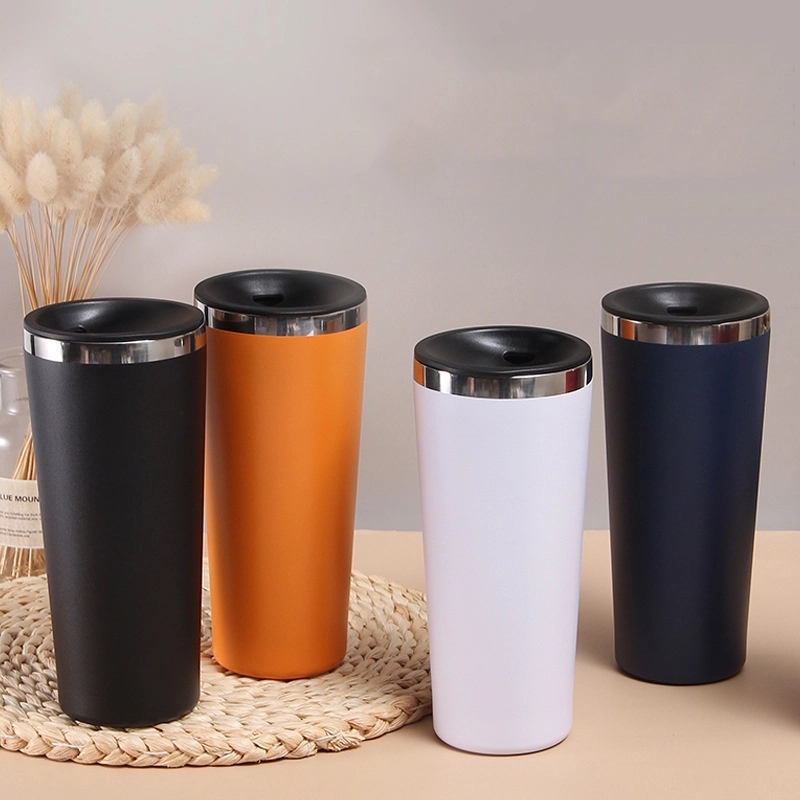 Custom 22 oz Stainless Steel Travel Coffee Mug With Straw 3