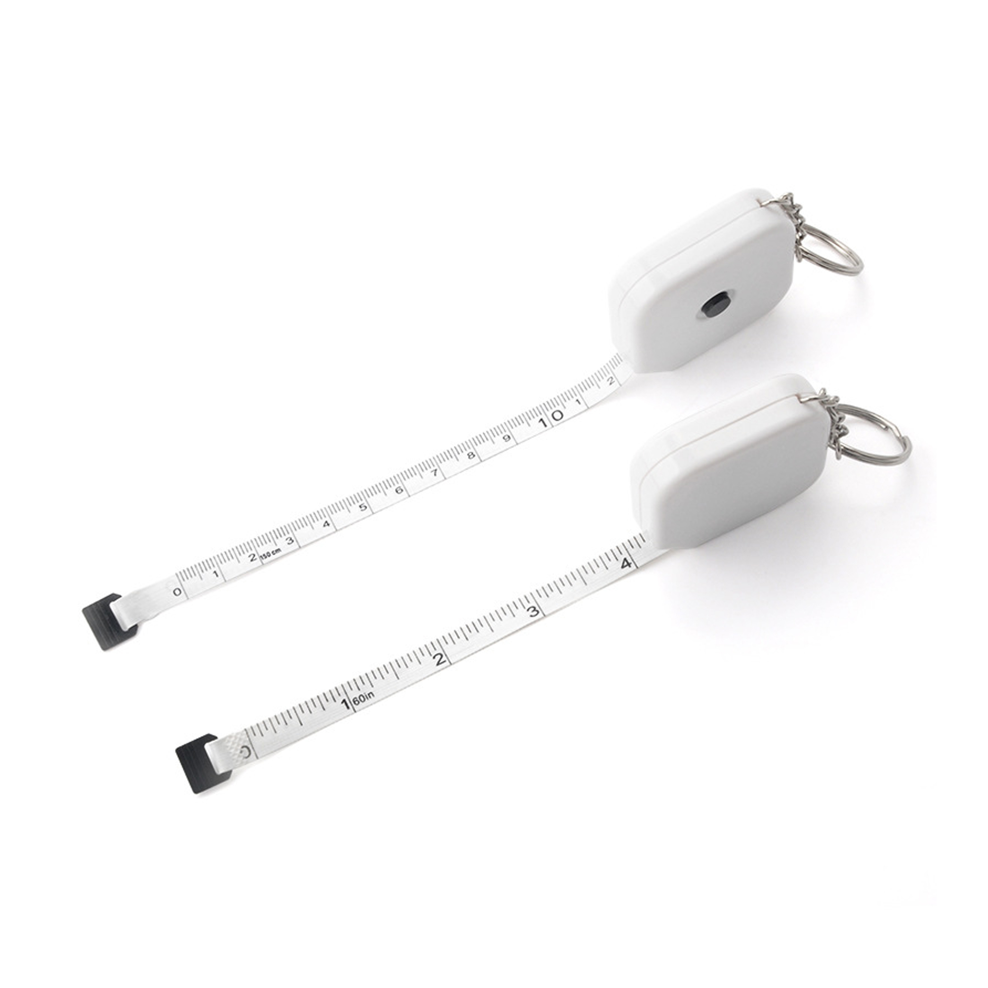 Square Tape Measure with 5-Foot Length and Key Chain 4