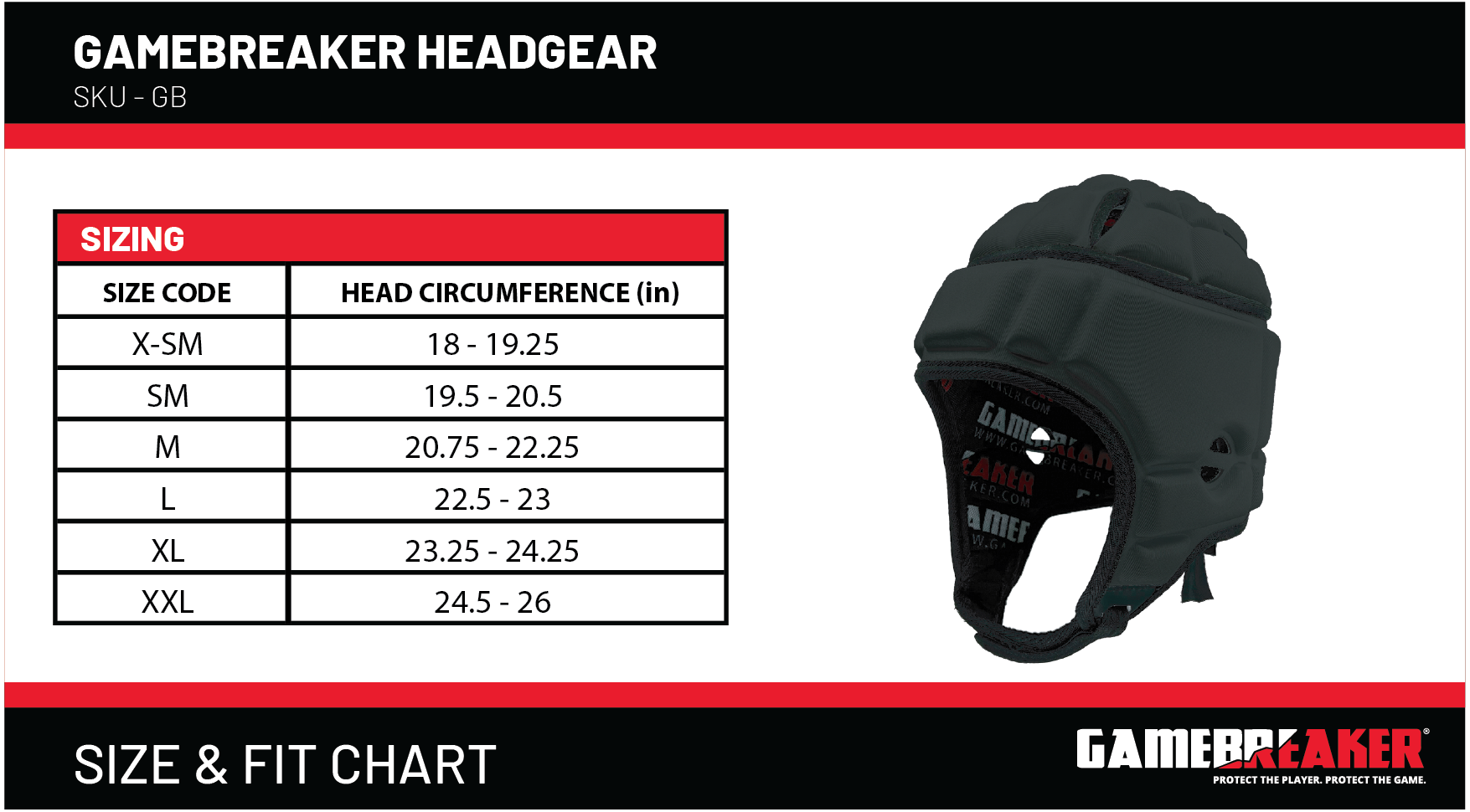 GameBreaker Multi-Sport Protective Headgear 2