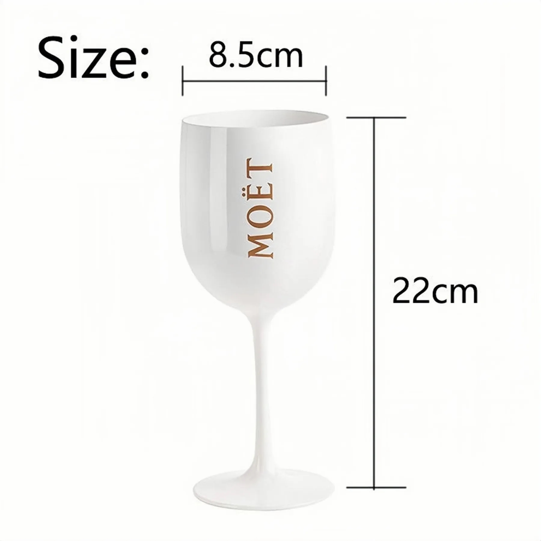 16 oz PP plastic tall wine glass 2