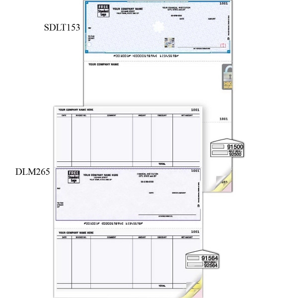 Laser accounts payable check - middle 2
