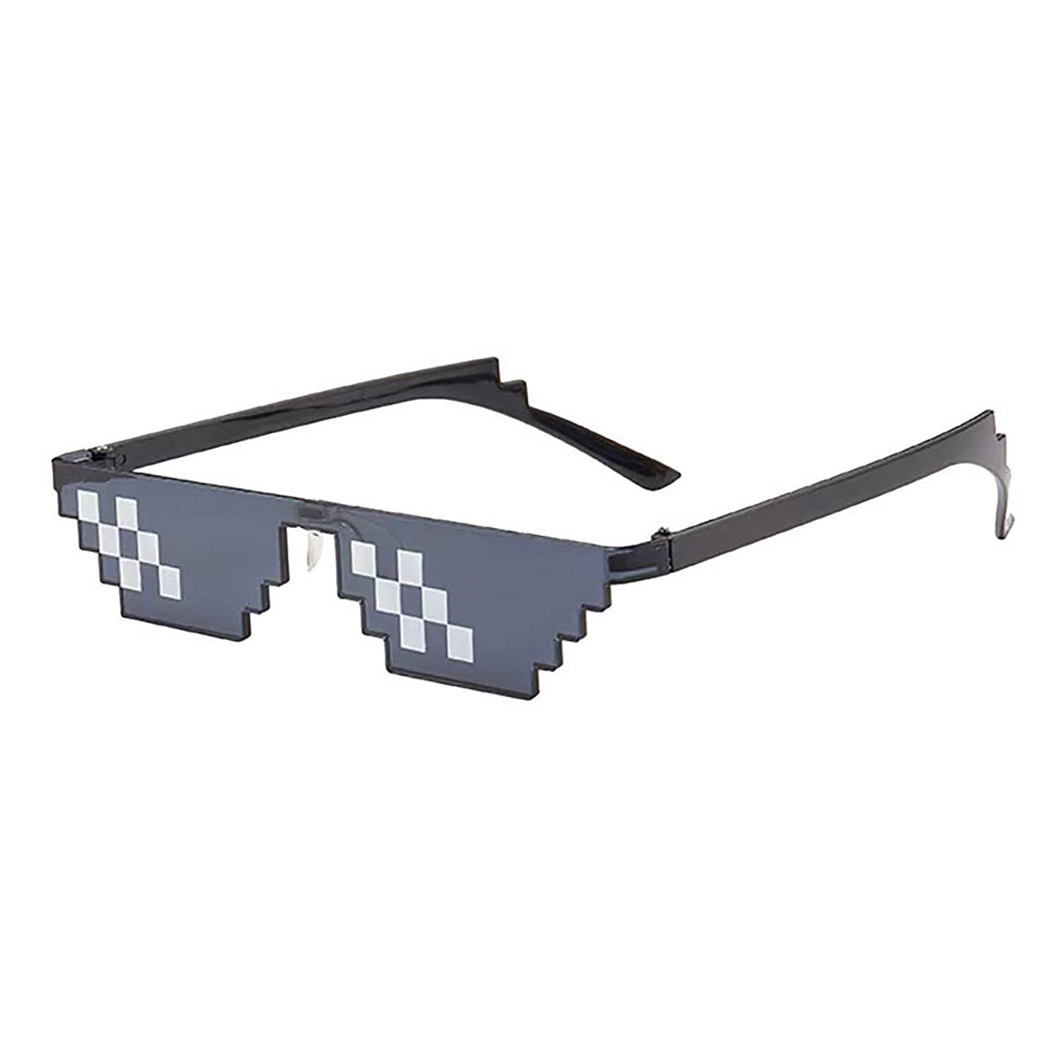 Creative Funny Square Mosaic Pixel Sunglasses 6