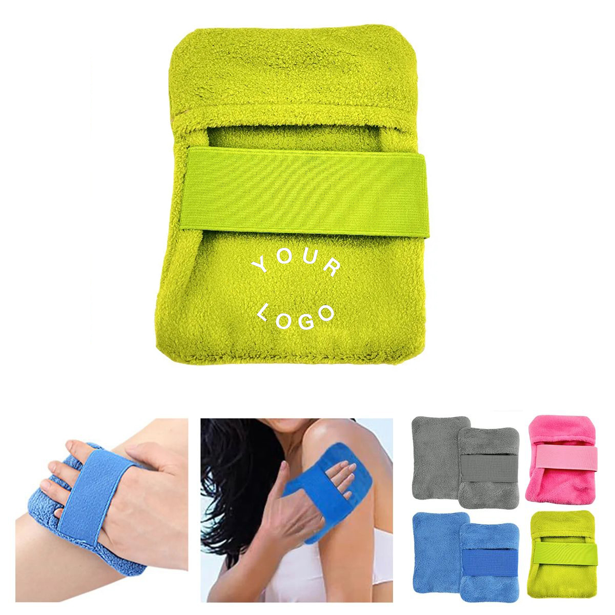 Coral Fleece Exfoliating Scrubber for Shower Use 2