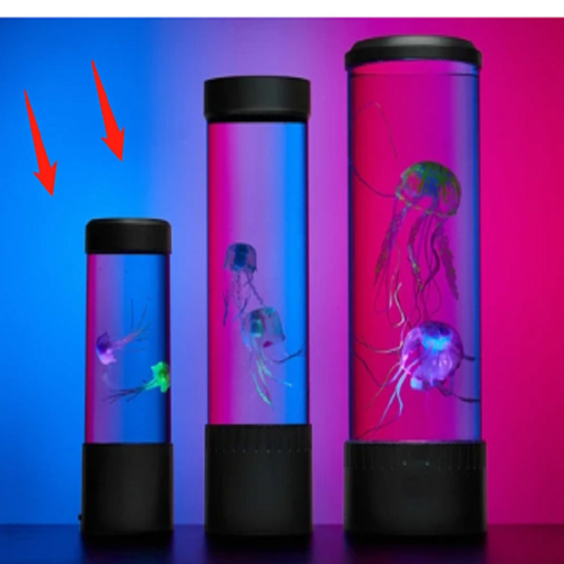 Electric Jellyfish Clear Tank 1