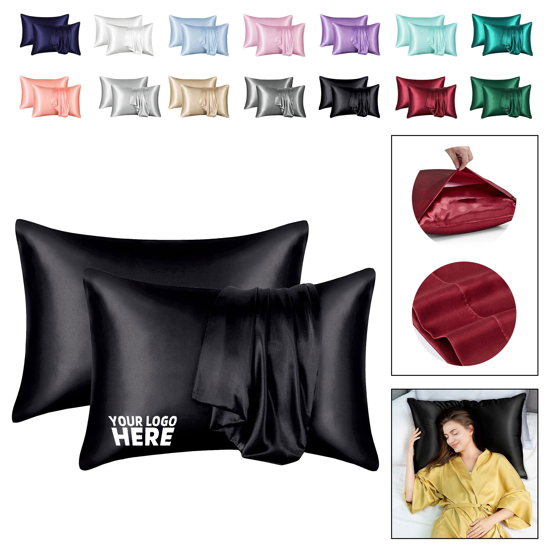 Imitation Silk Pillowcase 2