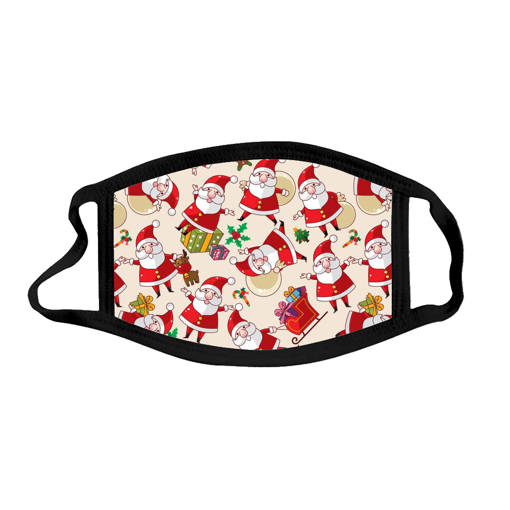 Christmas Polyester Face Mask Full Color 8
