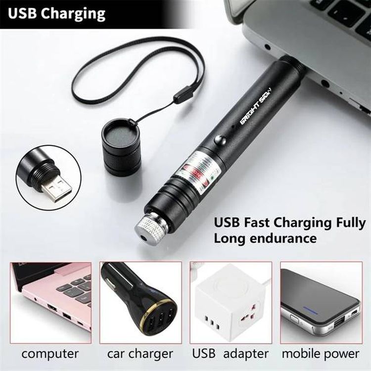 High-Range USB Rechargeable Laser Pointer Pen 3