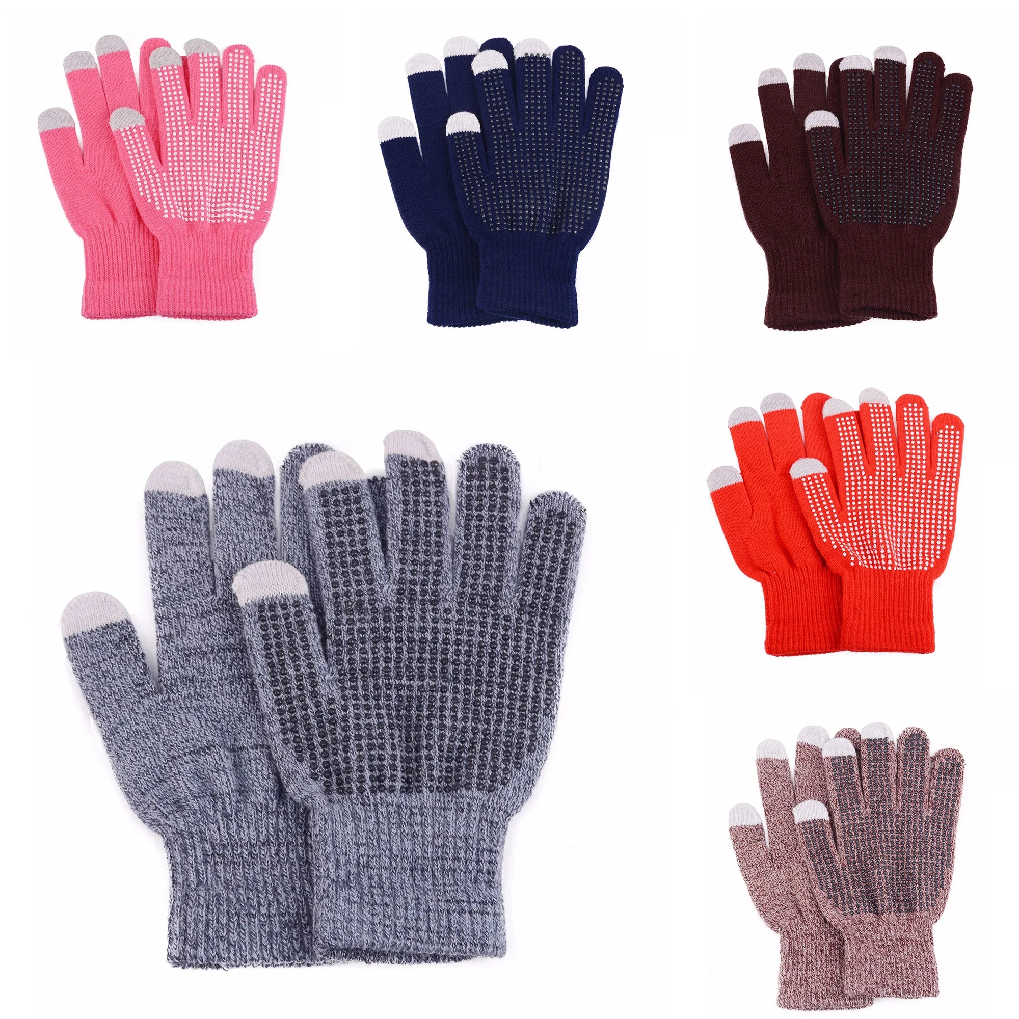 Knitted Touch Screen Gloves 3