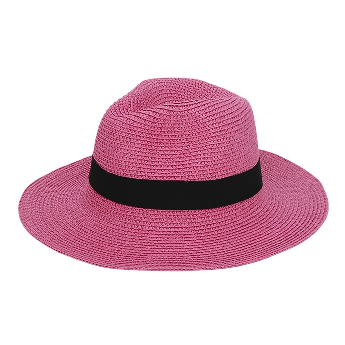 Stylish Woven Straw Hat with Wide Brim for Outdoor Use 23