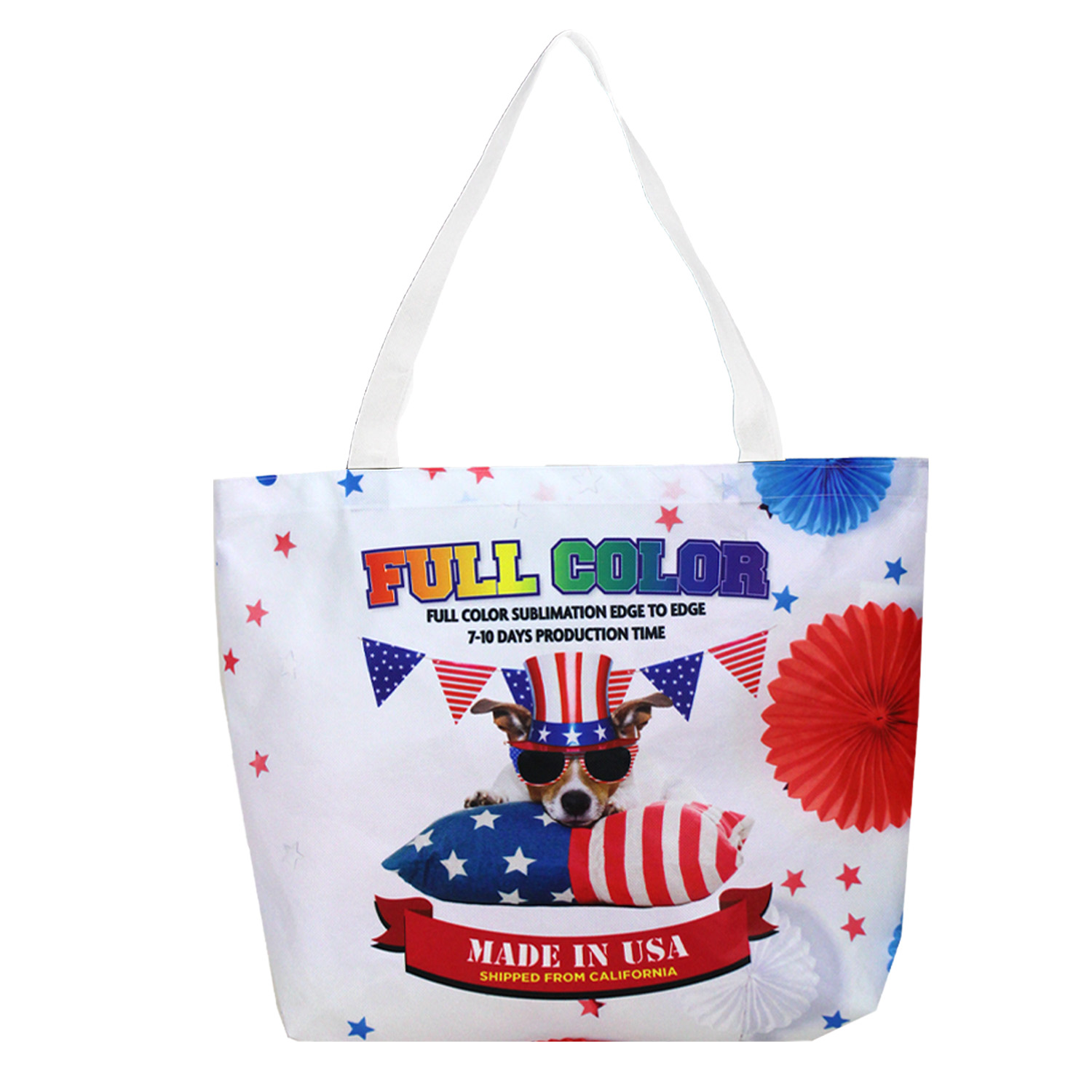 TERRA Made In USA PET Full Color Sublimation Tote – Large 5