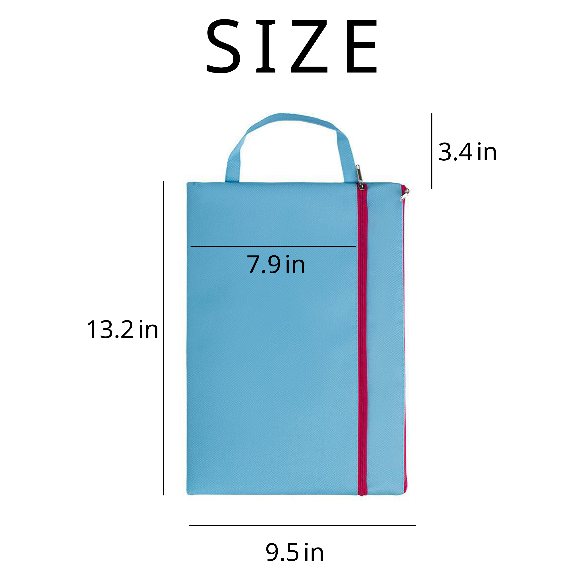 Zipper Document Bag with Handle 7