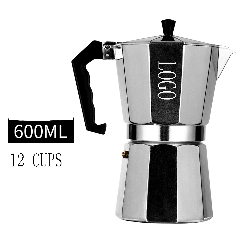 Classic Style 12 Espresso Cup Moka Pot Makes Delicious Coffee Easy to Operate Quick Cleanup Pot 2