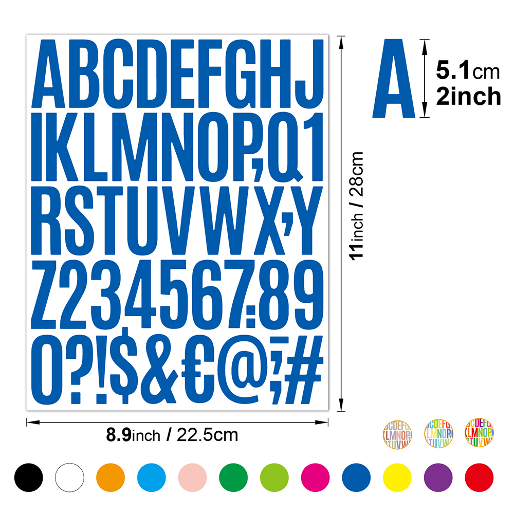 Customized Name Letter Stickers 6
