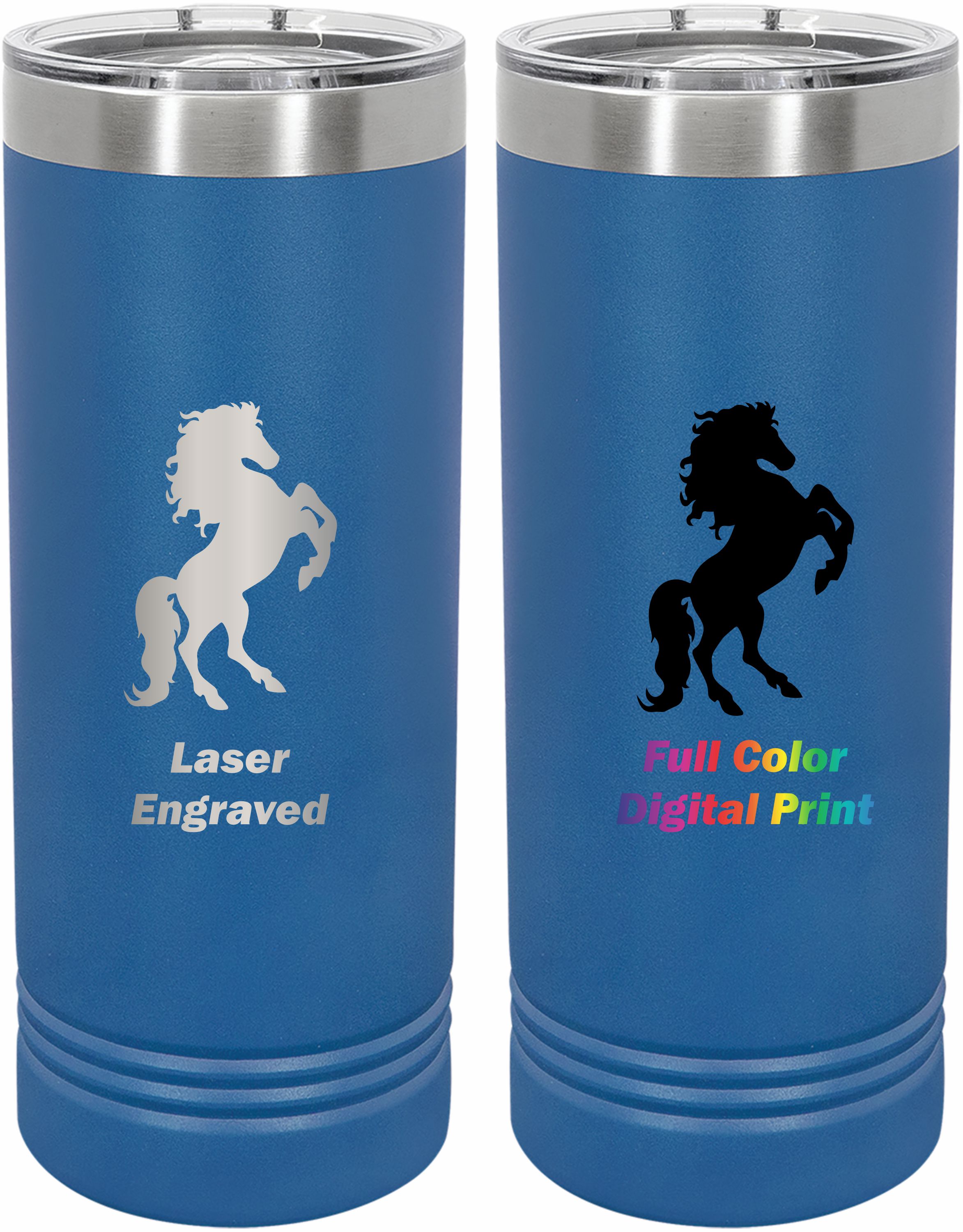 22 oz Polar Camel Skinny Stainless Steel Tumbler