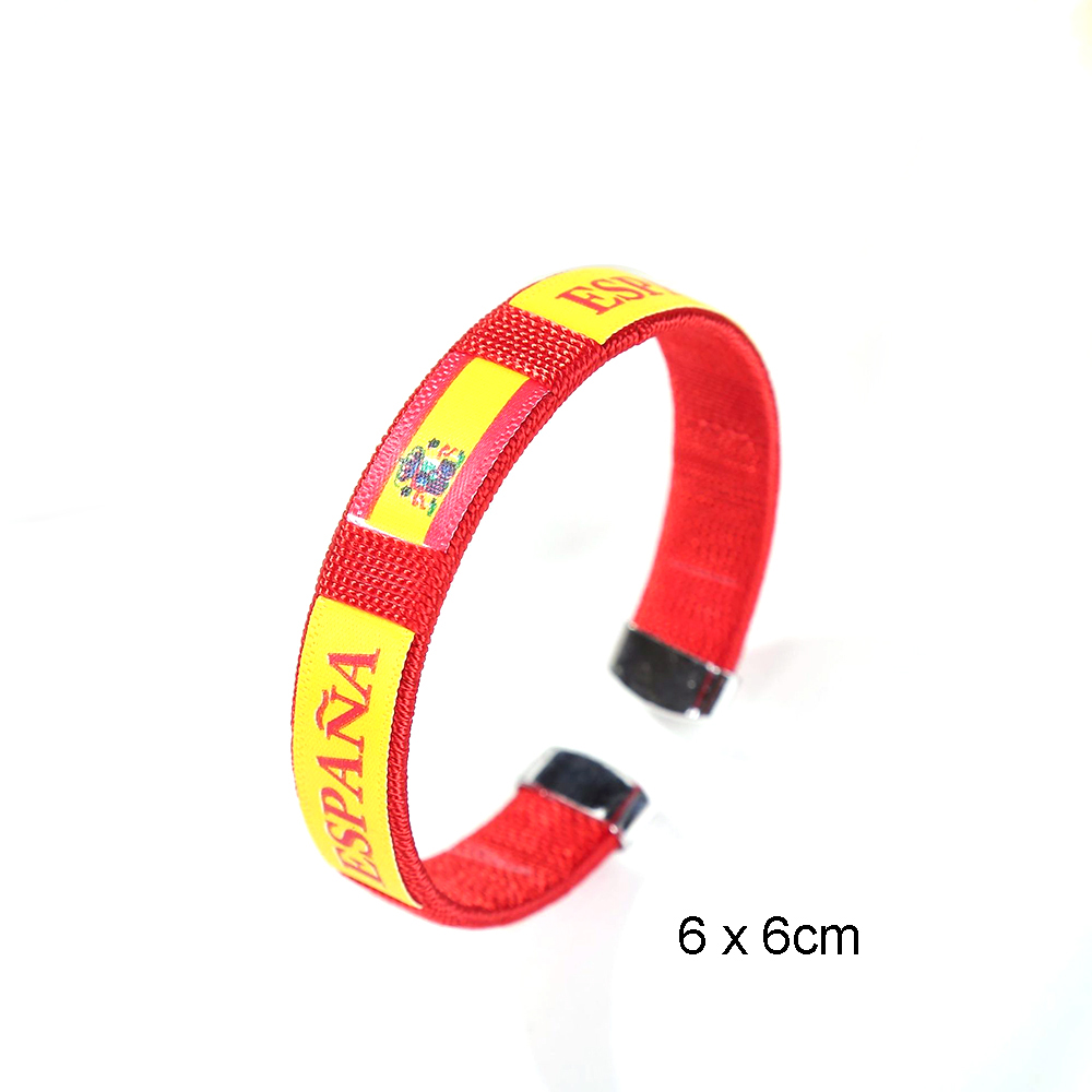 Qatar World Cup National Flag Woven Wristband 2