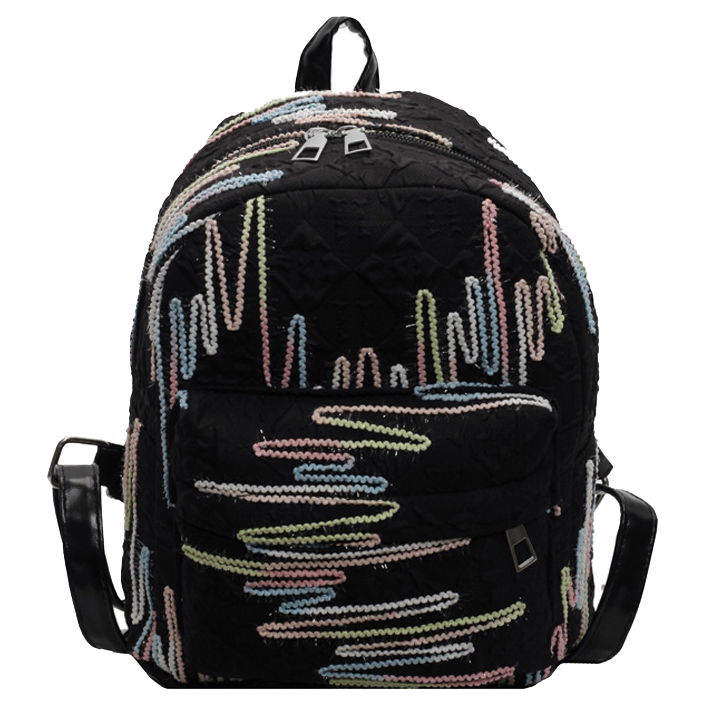 Polyester Simple And Stylish Backpack 6