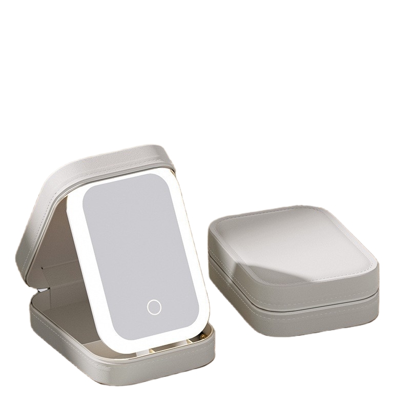 Travel Makeup Case With LED Mirror 2