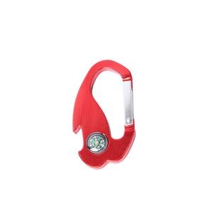 Sturdy Thick Carabiners With Opener And Mini Compass 10
