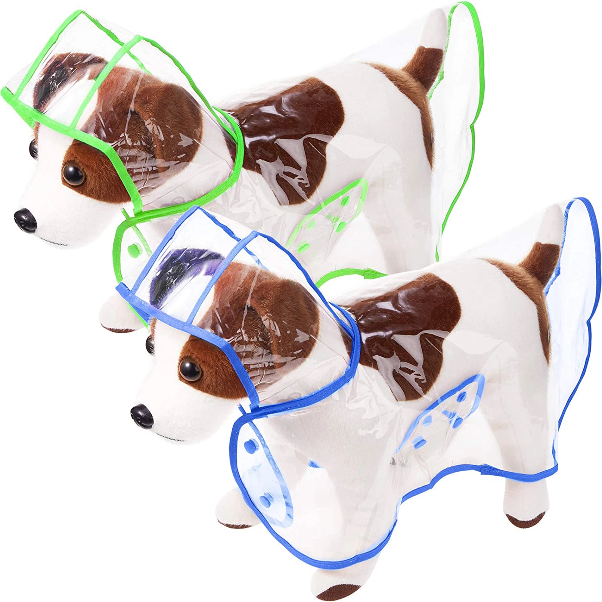 Pet Raincoats for Small Dog with Hood Poncho 2