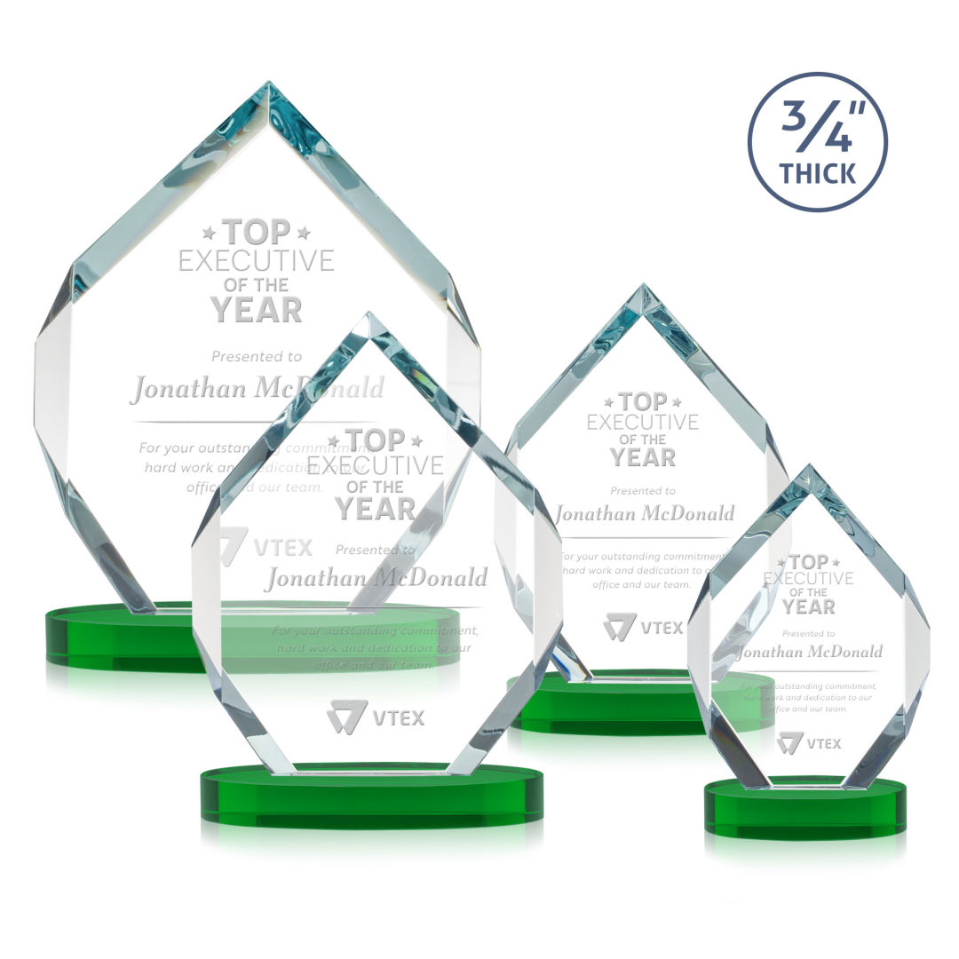 Royal Diamond Award on Alberton Base - Green 7