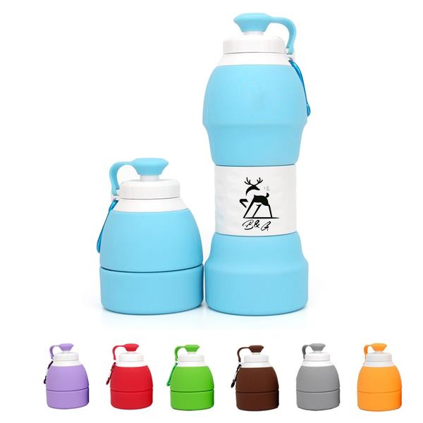 19 oz Collapsible Portable Water Bottle 2