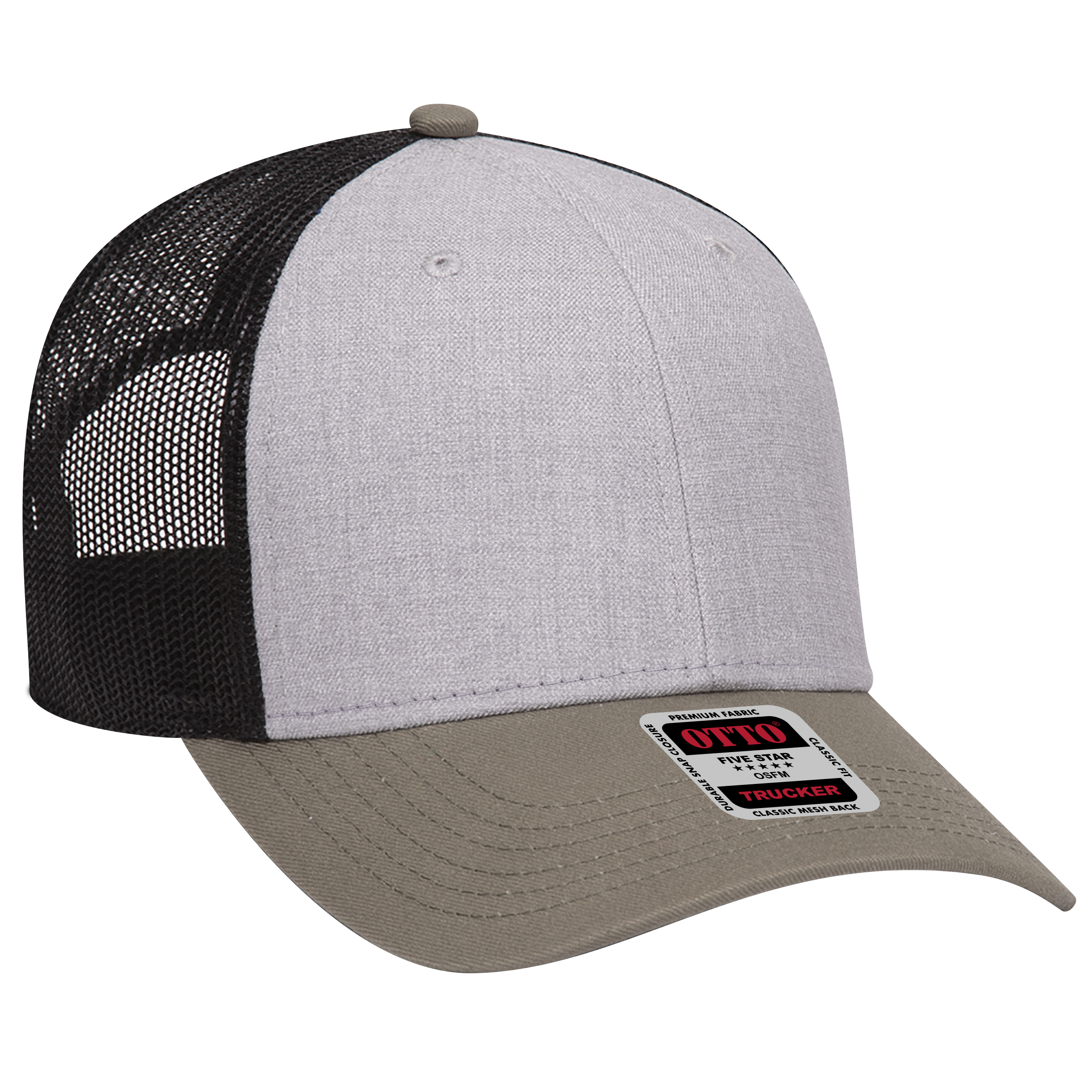 OTTO CAP® 6 Panel Low Profile Mesh Back Trucker Hat 244